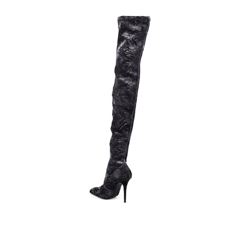 yves saint laurent boots price|Saint Laurent thigh high boots.